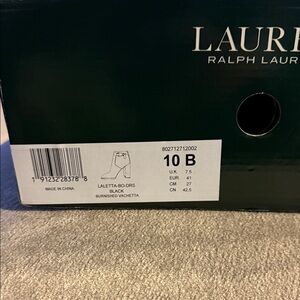 Ralph Lauren Black Vachetta Footwear